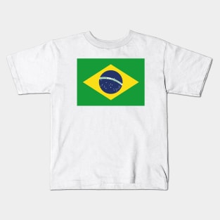 Flag of Brazil Kids T-Shirt